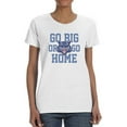 thumbnail image 1 of Go Big Or Go Home Roar Tiger Shaped T-Shirt Women -Image by Shutterstock, Female 3X-Large, 1 of 4