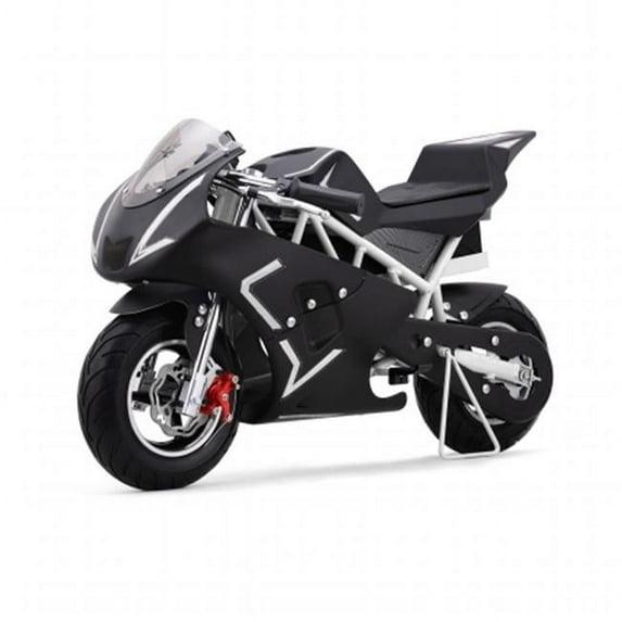Go-Bowen 36V Electric Pocket Bike - Black/White