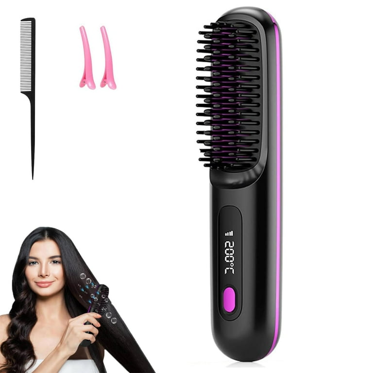 Iron Brush Glamfields Hair Straightening Brush India Best Hair