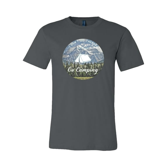 Go Camping Adult Short Sleeve Jersey T-Shirt-Asphalt-Large