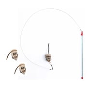 Go Cat Cat Catcher Teaser Wand Plus 2 Extra Cat Catcher Mouse Attachments