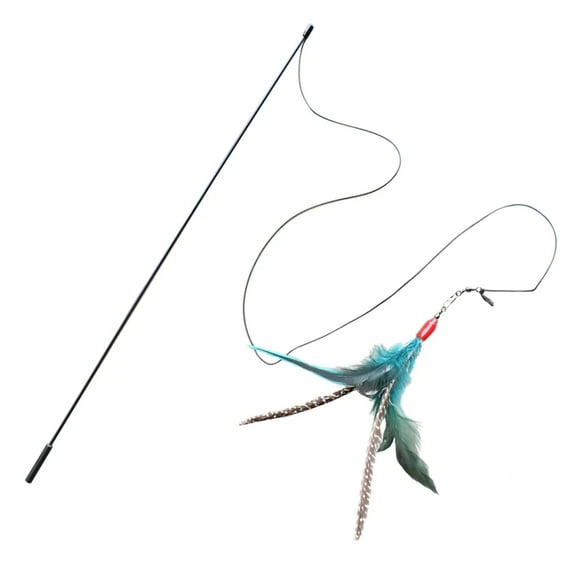 Go Cat Da Bird Rod and Feather Cat Toy, Hand (1 Bird)