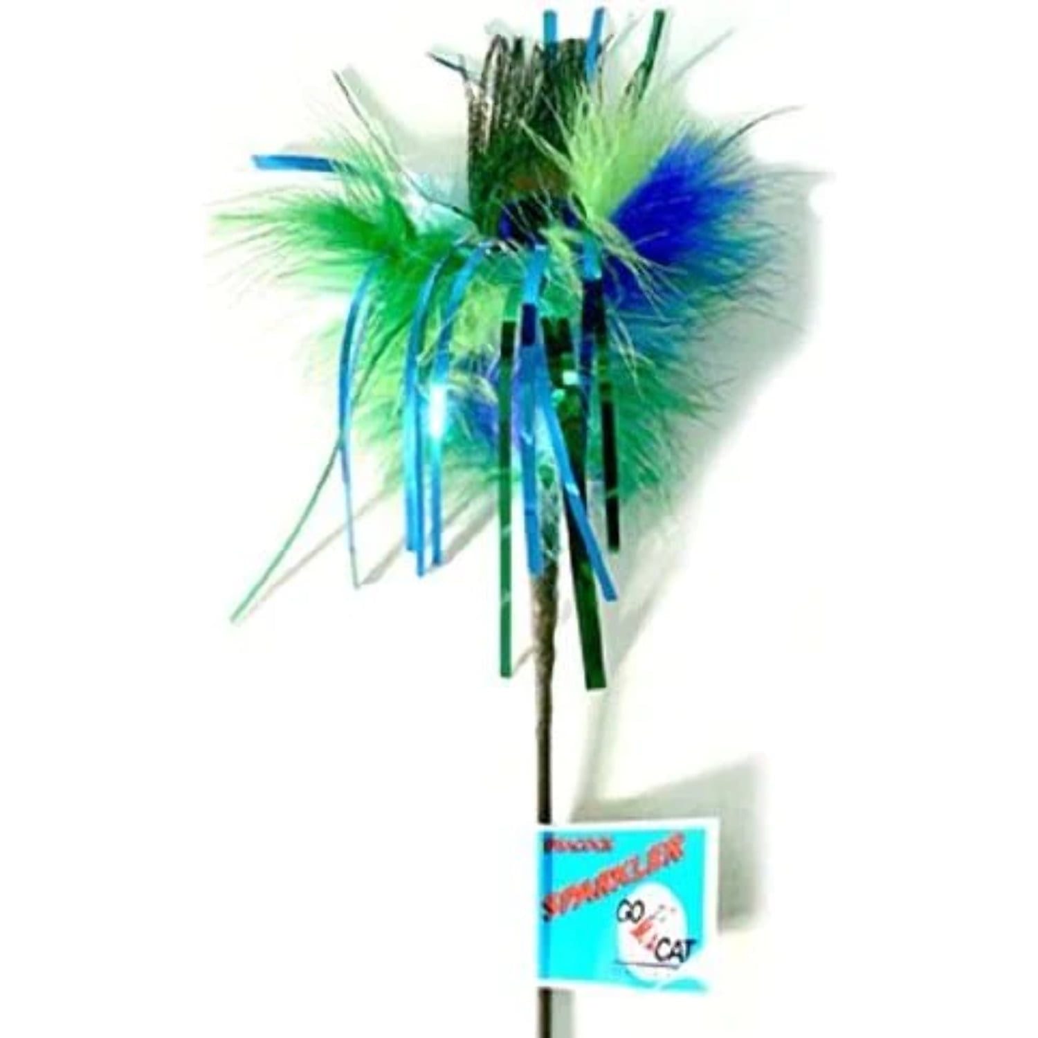 Peacock feather cat toy clearance