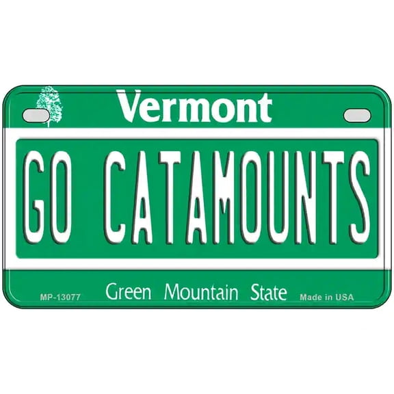 Go Catamounts Novelty Metal License Plate 7" x 4" Motorcycle (MP)