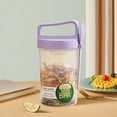 thumbnail image 1 of On The Go Cereal Yogurt Cups with Lids and Spoon, Overnight Oats Container, Reusable Plastic Milk Jar Breakfast Crunch Granola Oatmeal Smoothie Snack Prep Bowl To Take Along, 1 of 7