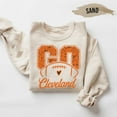 thumbnail image 1 of Go Cleveland Football Sweatshirt – Retro Game Day Pullover Sweatshirt All Size S-5XL, 1 of 5