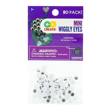 Go Create 7mm Wiggly Eyes, 80-Pack
