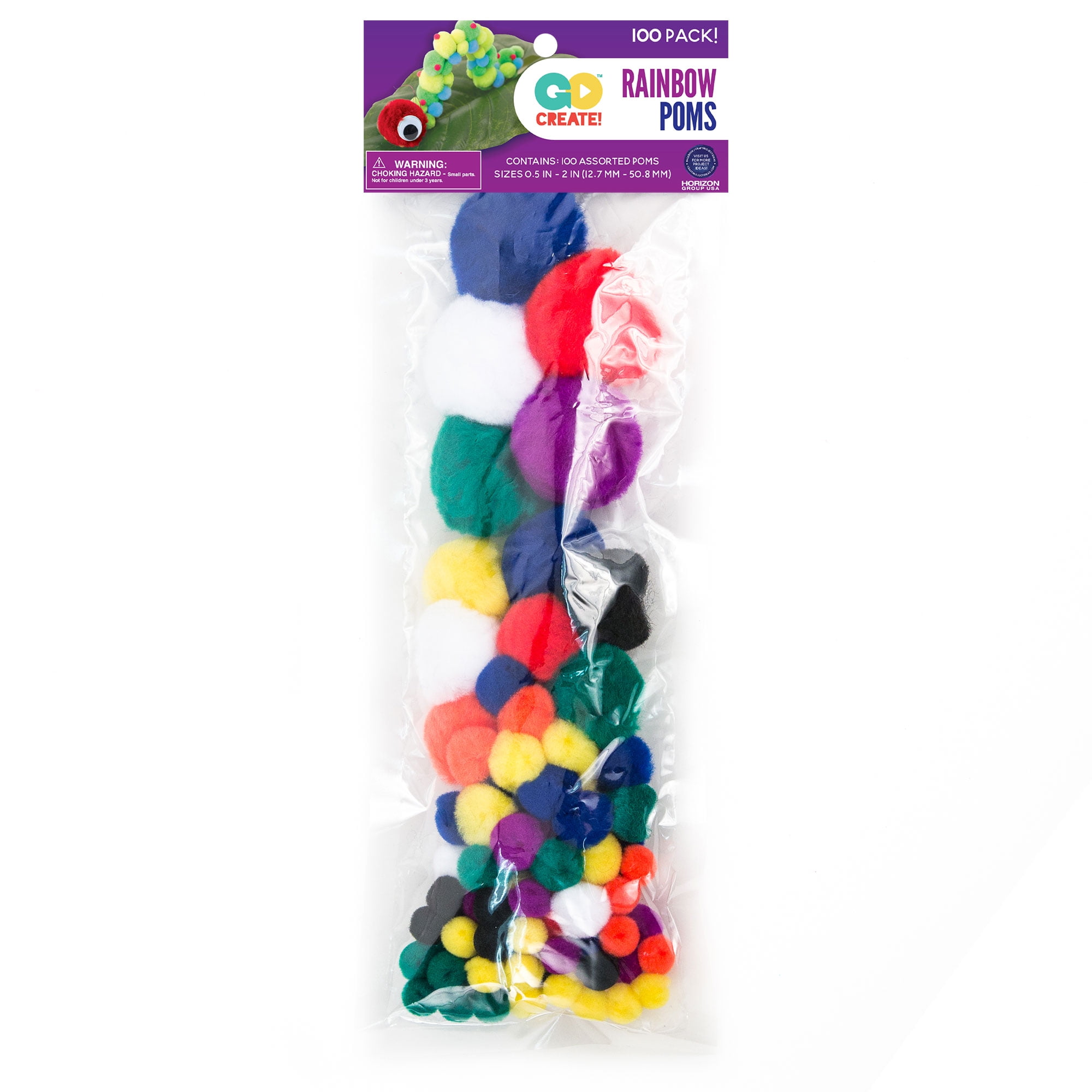 500pcs Mixed Color Pom Poms 0.32 Fuzzy Pompoms Balls Art Supplies DIY  Creative