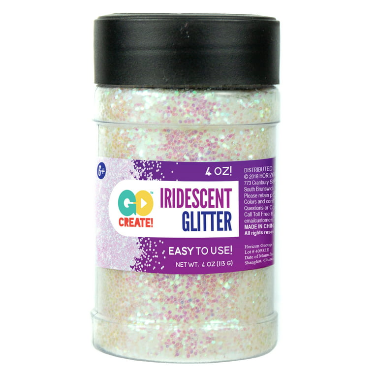 Go Create Kids Craft 4 Ounce Iridescent Glitter Shaker, 1 Each