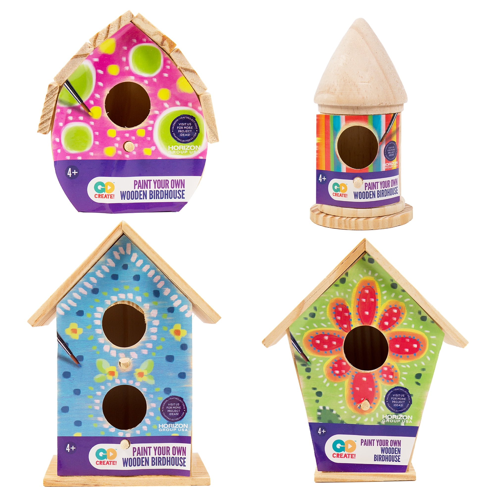 Craft the Kit: Made By Me Wooden Birdhouse - Horizon Group USA