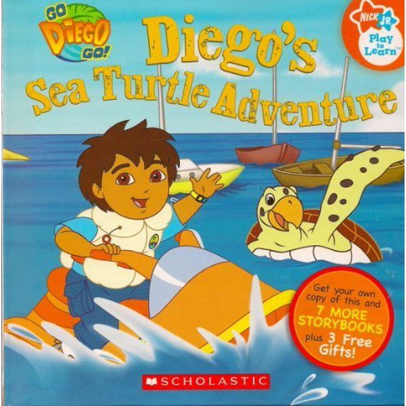 Pre-Owned Go Diego Go Diego's Sea Turtle Adventure by Christine Ricci (Hardcover), Textbooks, English