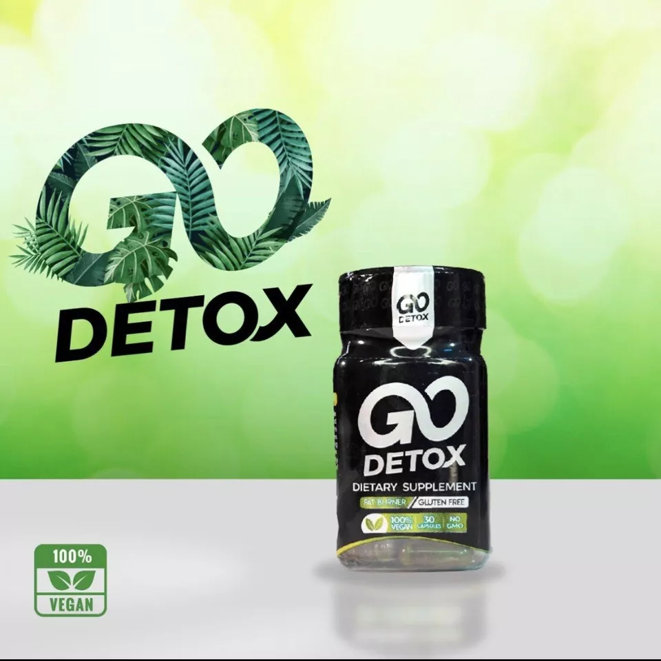 Go Detox Dietary Supplement Fat Burner Weight Loss Support Gluten Free