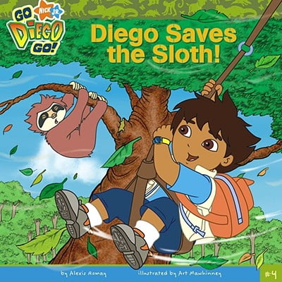Pre-Owned Go Diego Go (8x8): Diego Saves the Sloth! (Series #04) (Paperback)