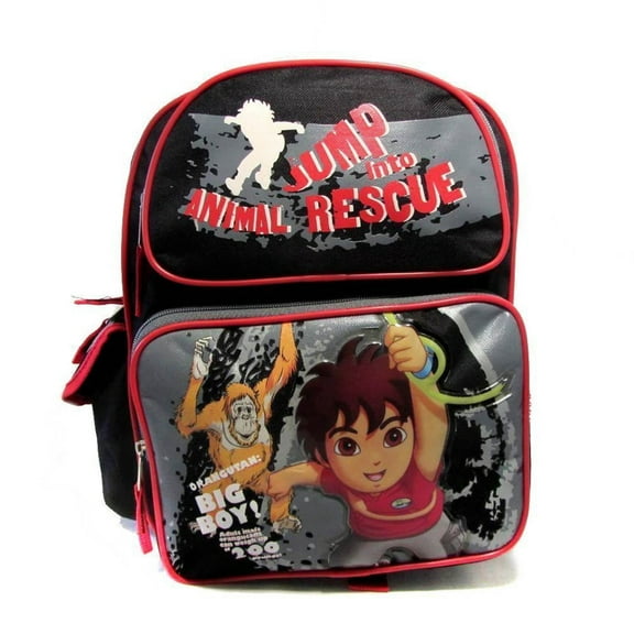 Go Diego Go Backpack (12 Inch) - Jump Into Animal Rescue