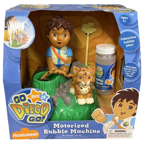 Go Diego Go Motorized Bubble Machine Bubble Blower Toy