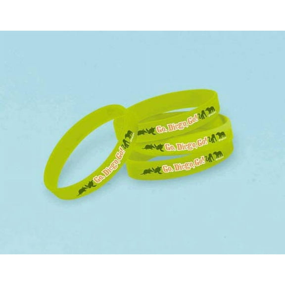Go Diego Go! Rubber Bracelets / Favors (4ct)