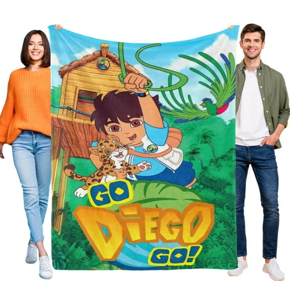 Go Diego Go Throw Blanket Gifts for Fans Lover Girls Boys Women Present Hoodie Him Bed 30"x40"