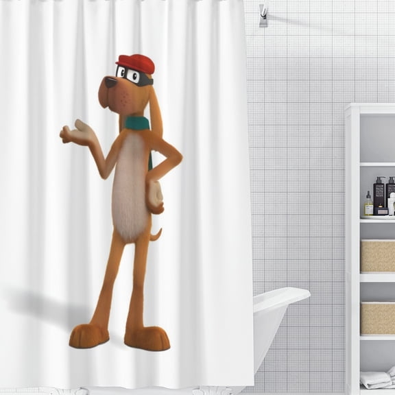 Go Dog Go Shower Curtain 35*70.8 Inches Waterproof And Durable Vivid Patterns Instantly Elevates Bathroom Style