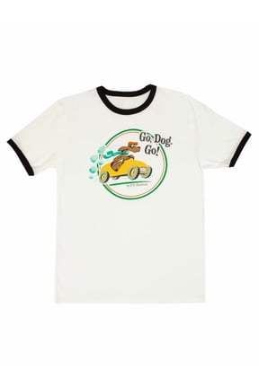 Go, Dog, Go Unisex Ringer T-Shirt Large, (Other)