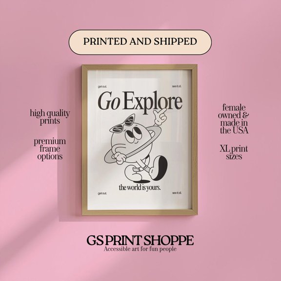 Go Explore Adventure Poster