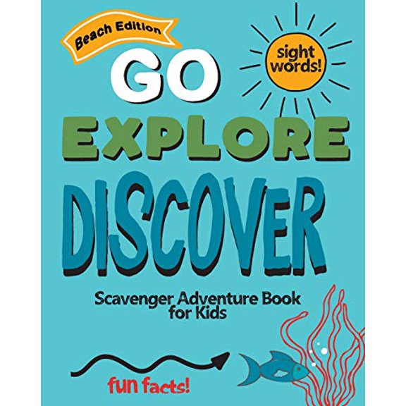 Pre-Owned Go Explore Discover Beach Edition: Scavenger Adventure Book for Kids Paperback