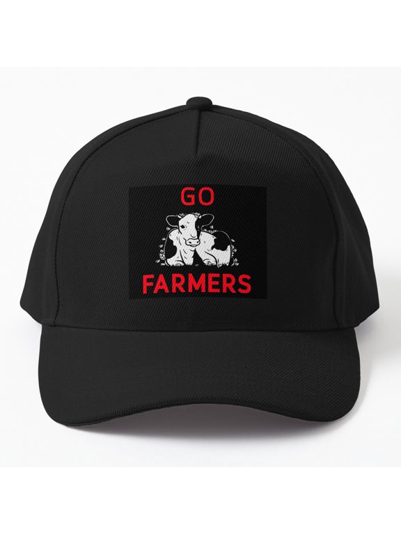 Go Farmers Baseball Hat, Agriculture Team Support Statement Design, Classic Cap