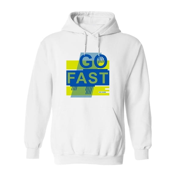 Go Fast Hoodie Men -Image by Shutterstock, Male x-Large