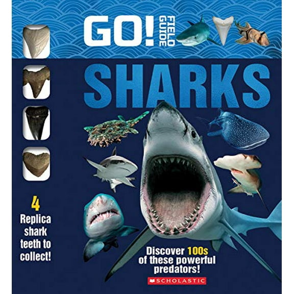 Pre-Owned Go! Field Guide: Sharks (Hardcover) 1338539558 9781338539554