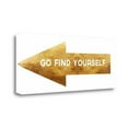 thumbnail image 1 of Go Find Yourself' Textual Art on Canvas, 1 of 3