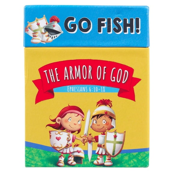 Go Fish! The Armor of God Card Game, 48 Double-Sided Cards, Ages 5-8