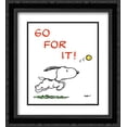 thumbnail image 1 of Go For It 2x Matted 20x24 Black Ornate Framed Art Print by Peanuts, 1 of 2