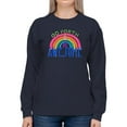 thumbnail image 1 of Go Forth And Be Awesome Sweatshirt Women -June Erica Vess Designs, Female 3X-Large, 1 of 4