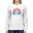 thumbnail image 1 of Go Forth And Be Awesome Sweatshirt Women -June Erica Vess Designs, Female x-Large, 1 of 4