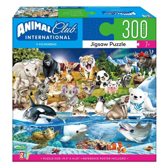 Go! Games, Animal Club 300 Piece Puzzle