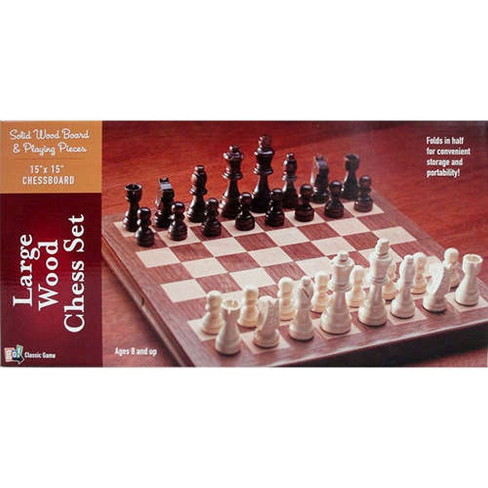 Go! Games, Large Wooden Chess Set