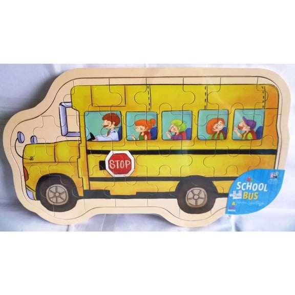 Go! Games, School Bus-Jigsaw Puzzle