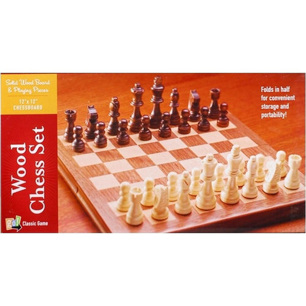Go! Games, Small Wooden Chess Set