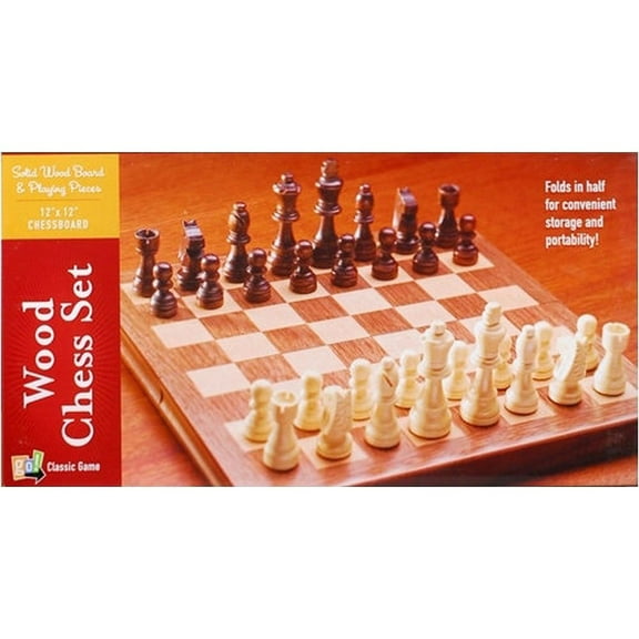 Go! Games, Small Wooden Chess Set