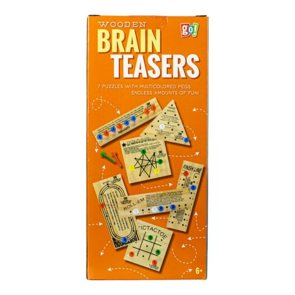 Go! Games, Wooden Brain Teasers Set