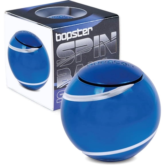 Go! Games, bopster Spinball Metallic Blue Fidget Hand Spinner