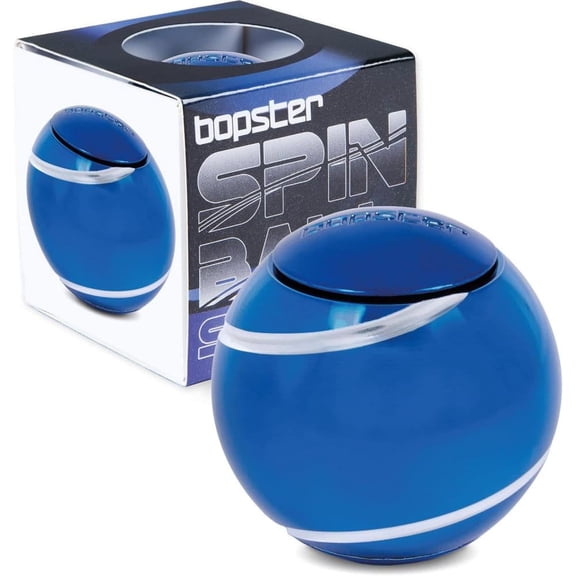 Go! Games, bopster Spinball Metallic Blue Fidget Hand Spinner