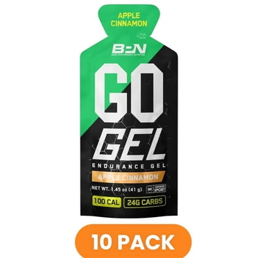 Go Gel Endurance Gel Packets 24g of Carbs Apple Cinnamon 10 Pack