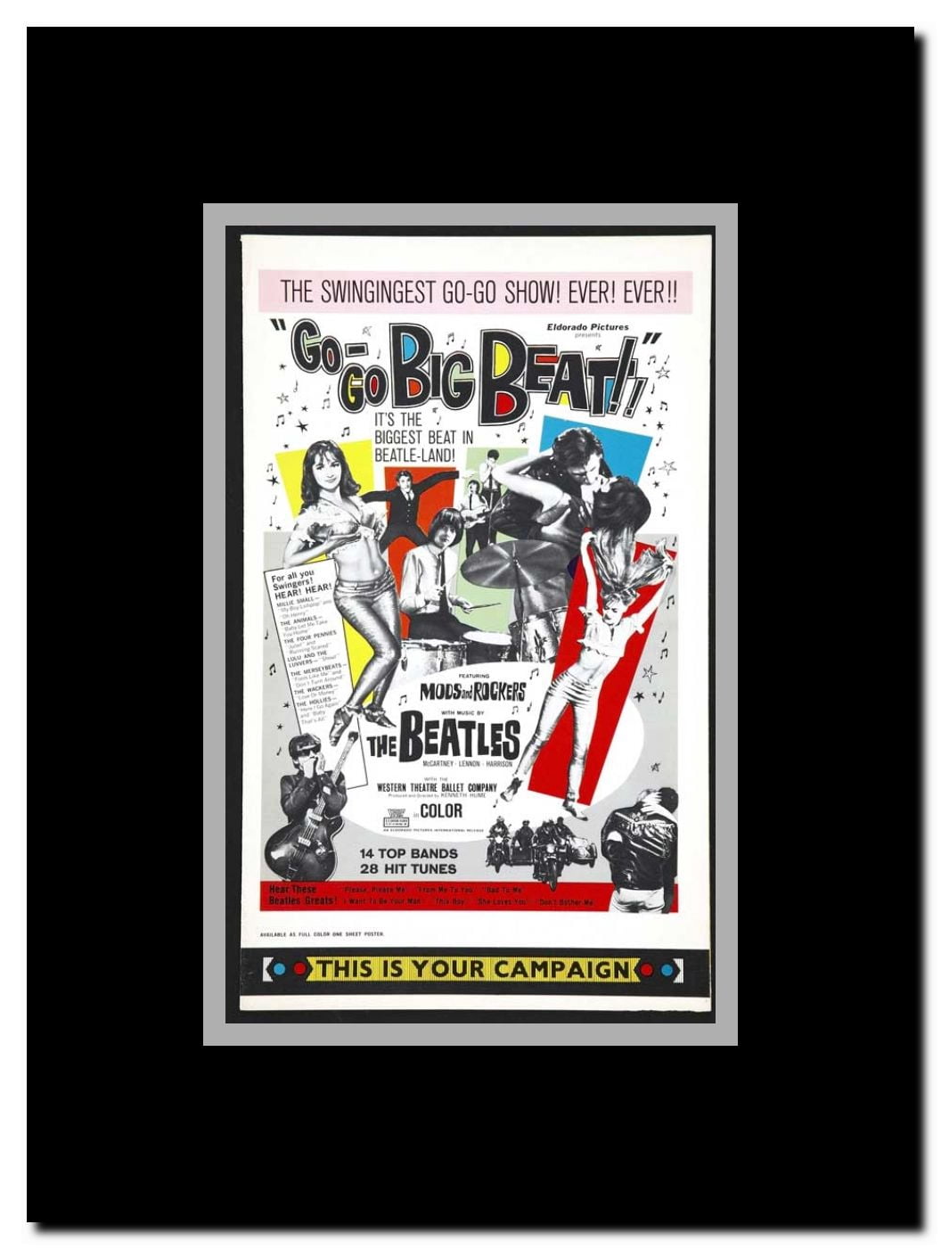 Go-Go Bigbeat! Framed Movie Poster