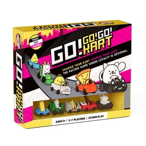 Go Go Go Kart Racing Board Game by Taco Cat Games Tabletop Family Racing Game for Kids, and Adults Fast-Paced Card-Driven Movement Game 2-7 Players Ages 7+ (Walmart Exclusive)