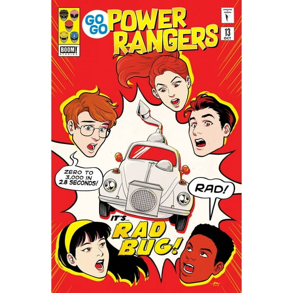 Go Go Power Rangers #13 (Subscription Mok Var Sg) Boom! Studios Comic Book