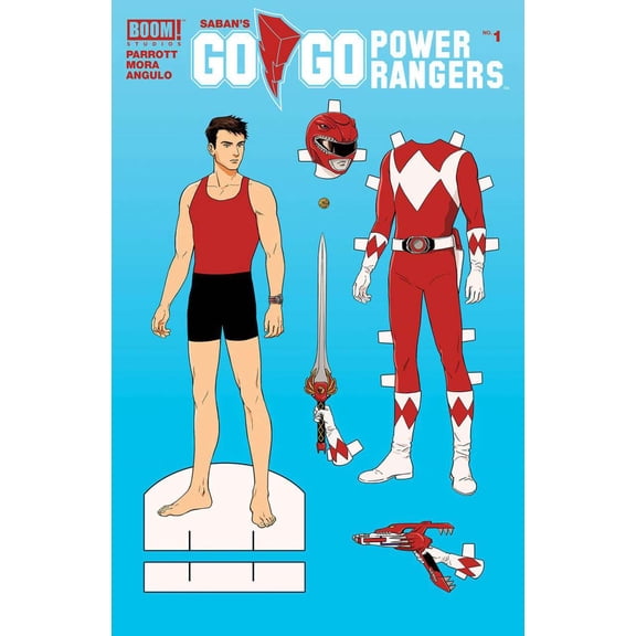 Go Go Power Rangers (Saban's ) #1K VF ; Boom! Comic Book