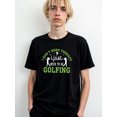 thumbnail image 1 of Go Golfing Therapy T-Shirt Men t-shirt black gifts short Spring and summer outdoor wear Soft and comfortable Funny Unisex Shirt Short Sleeve tshirts, 1 of 7