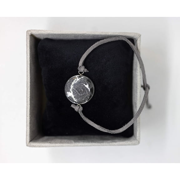 Go Gray Unisex Cancer Awareness Suede Adjustable Bracelet
