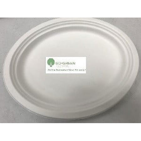 Go-Green - 7.5"x10" Oval Plate - Eco-Friendly