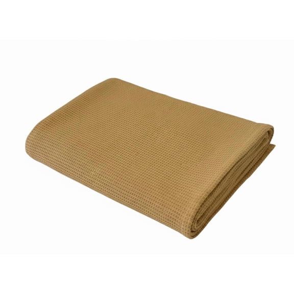 Go Green Organics Gots Certified Waffle Bath Towel 600 Gsm | Super Absorbant & Quick Dry, No Softeners, Environment Friendly Bath Towel (Apple Cinnamon)